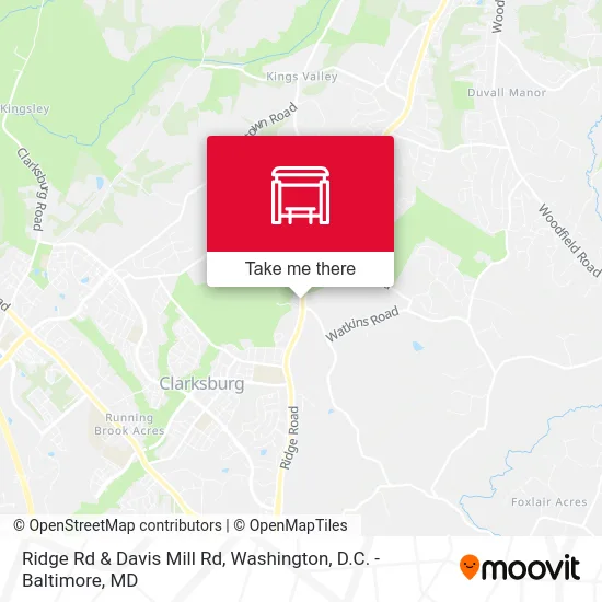 Ridge Rd & Davis Mill Rd map