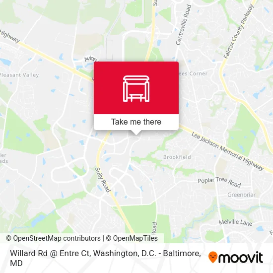 Willard Rd @ Entre Ct map