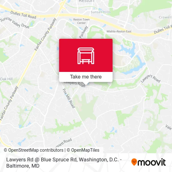 Lawyers Rd @ Blue Spruce Rd map