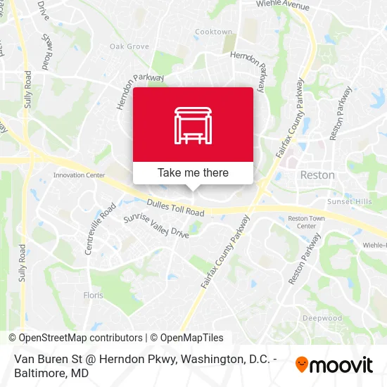 Van Buren St @ Herndon Pkwy map