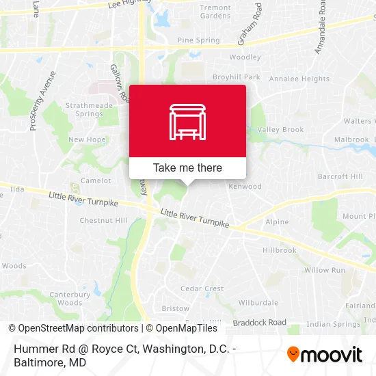 Hummer Rd @ Royce Ct map