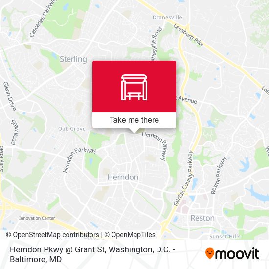 Herndon Pkwy @ Grant St map