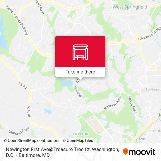 Newington Frst Ave@Treasure Tree Ct map