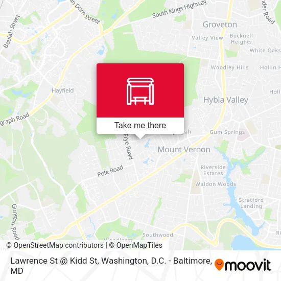 Lawrence St @ Kidd St map