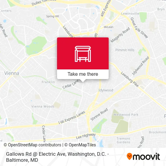 Mapa de Gallows Rd @ Electric Ave