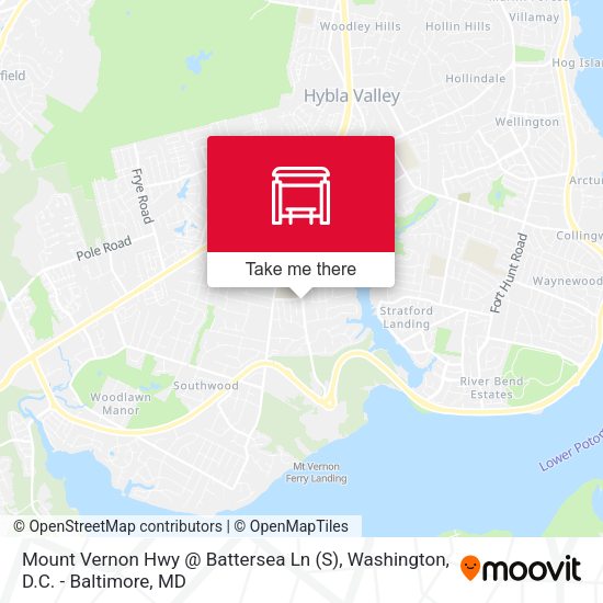 Mapa de Mount Vernon Hwy @ Battersea Ln (S)