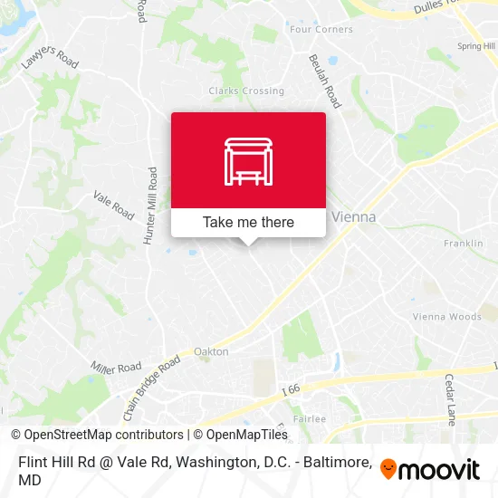 Flint Hill Rd @ Vale Rd map