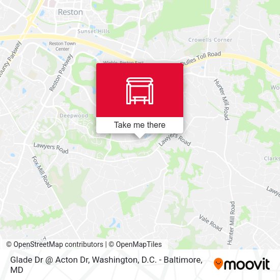 Mapa de Glade Dr @ Acton Dr