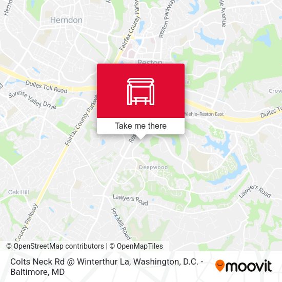 Colts Neck Rd @ Winterthur La map