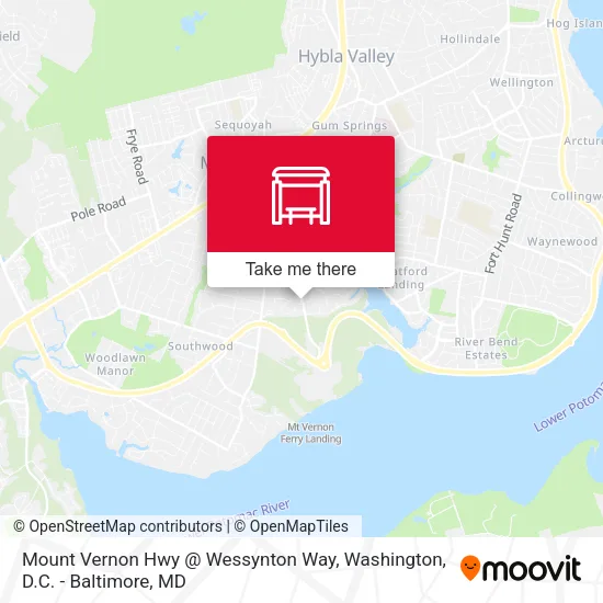 Mount Vernon Hwy @ Wessynton Way map