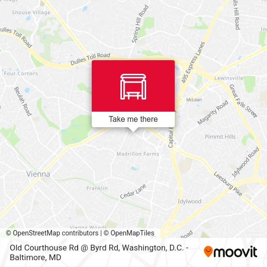 Old Courthouse Rd @ Byrd Rd map