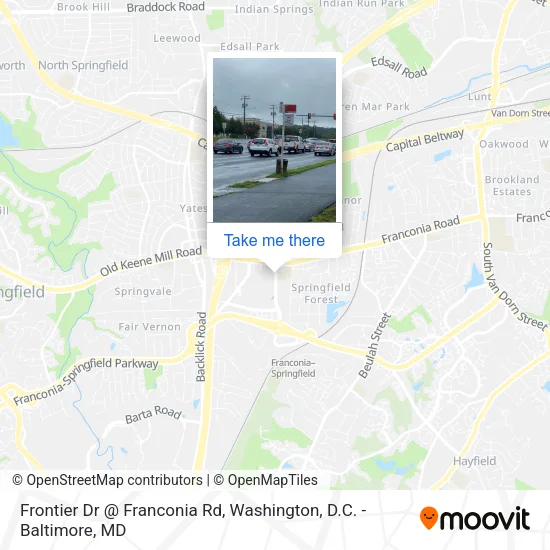Mapa de Frontier Dr @ Franconia Rd