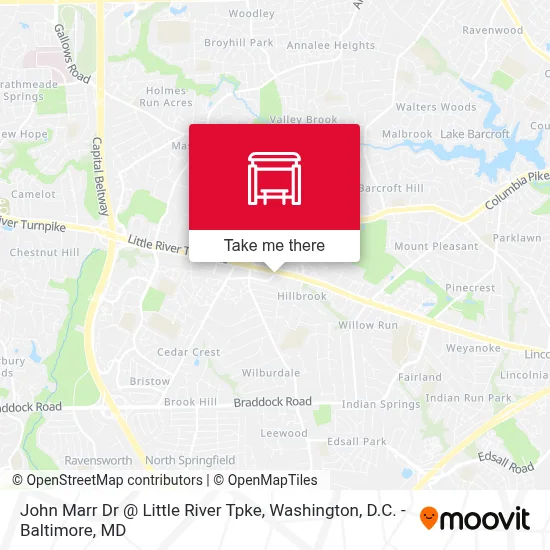 John Marr Dr @ Little River Tpke map