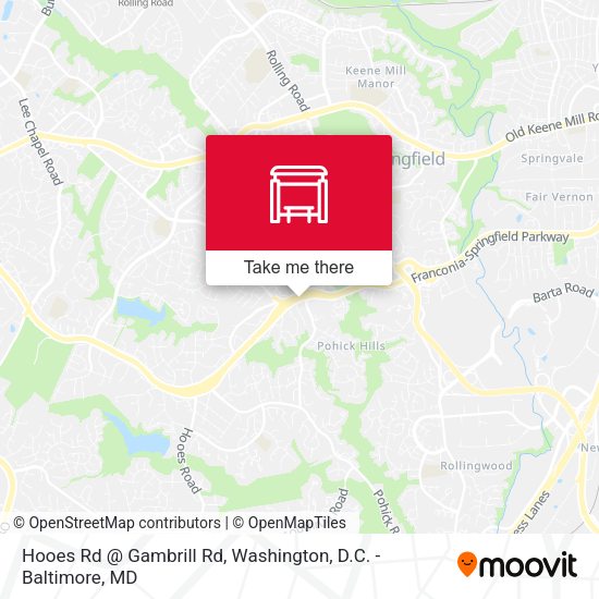 Hooes Rd @ Gambrill Rd map