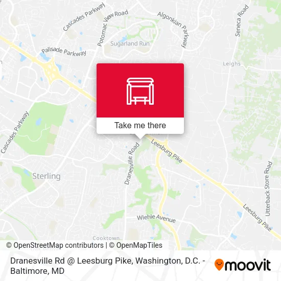 Dranesville Rd @ Leesburg Pike map