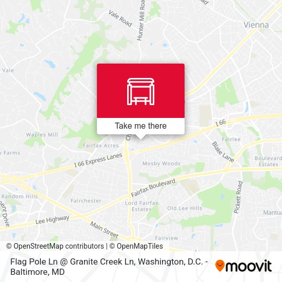 Mapa de Flag Pole Ln @ Granite Creek Ln