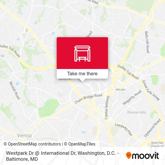 Westpark Dr @ International Dr map