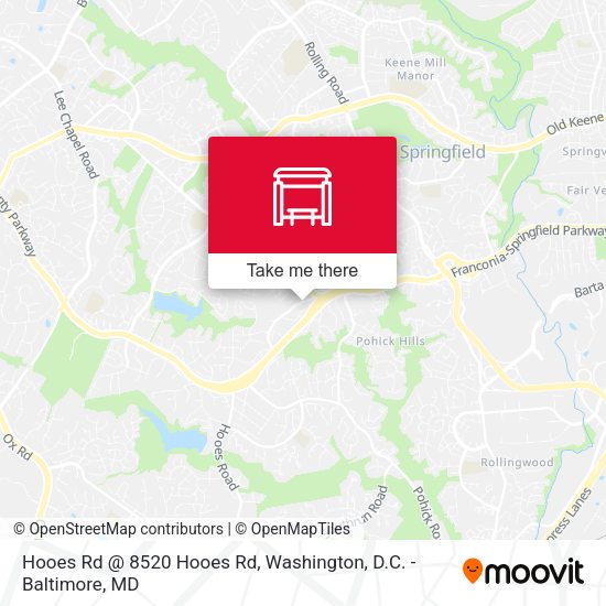 Hooes Rd @ 8520 Hooes Rd map