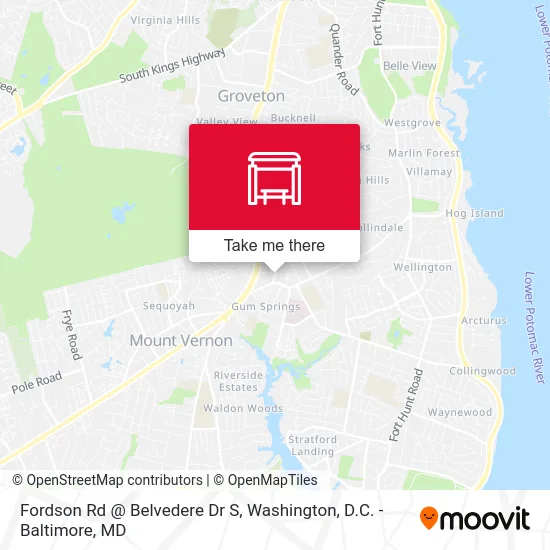 Fordson Rd @ Belvedere Dr S map