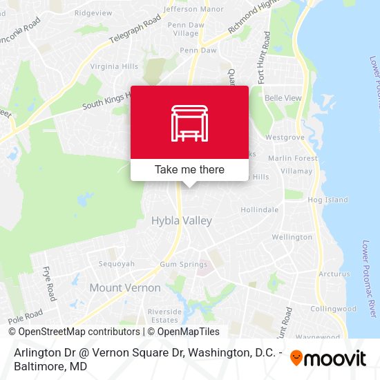 Arlington Dr @ Vernon Square Dr map