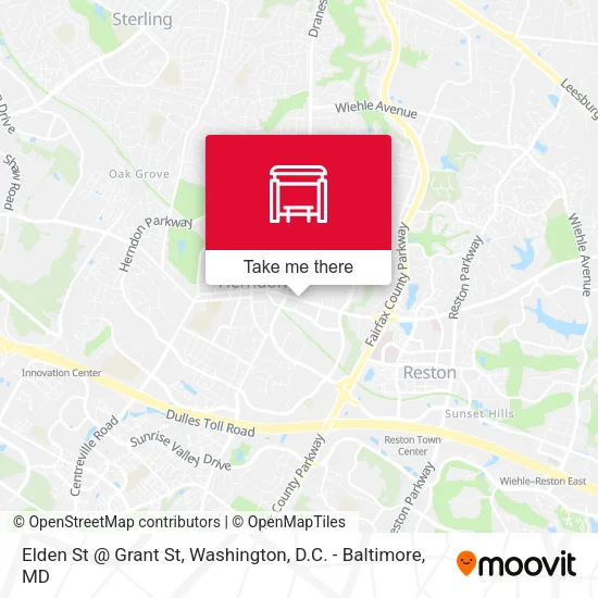 Elden St @ Grant St map