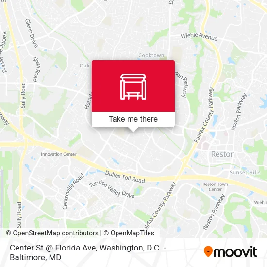 Mapa de Center St @ Florida Ave