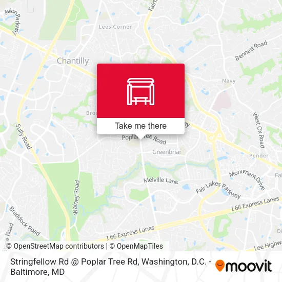 Mapa de Stringfellow Rd @ Poplar Tree Rd