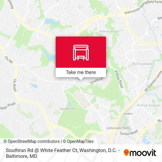 Southrun Rd @ White Feather Ct map