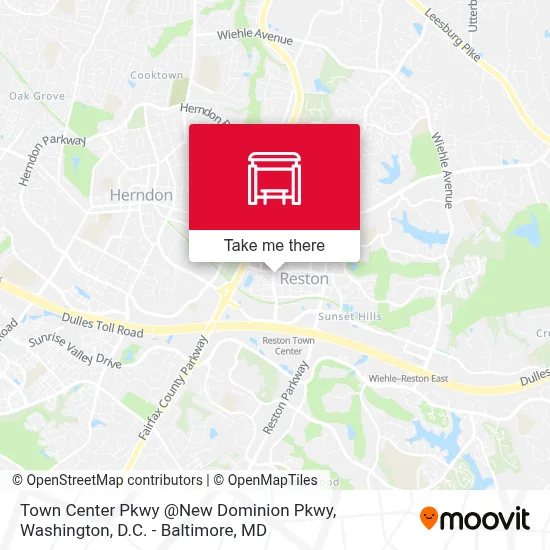 Town Center Pkwy @New Dominion Pkwy map