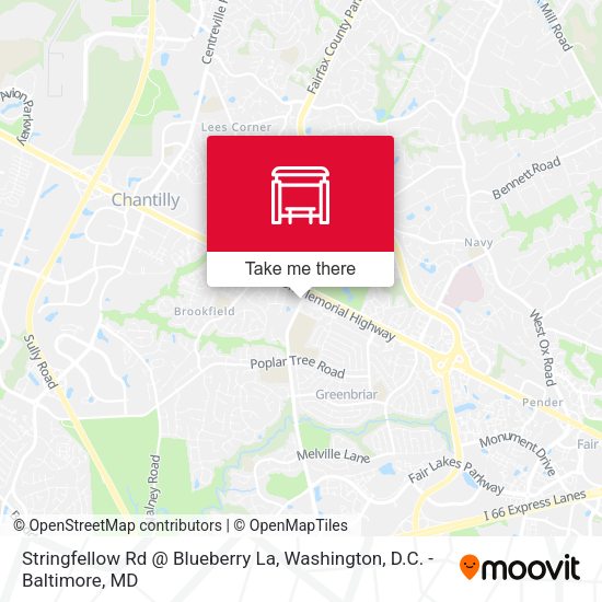Stringfellow Rd @ Blueberry La map