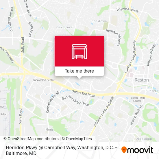 Herndon Pkwy @ Campbell Way map