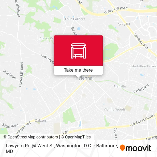 Mapa de Lawyers Rd @ West St