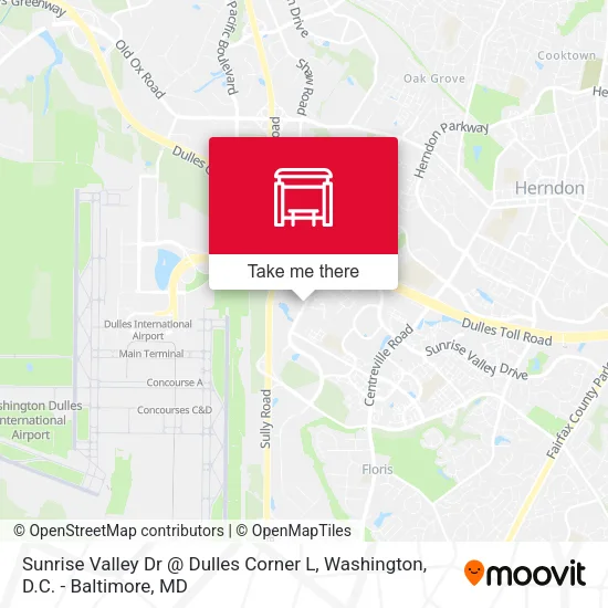 Sunrise Valley Dr @ Dulles Corner L map
