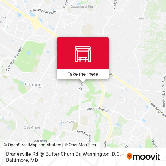 Dranesville Rd @ Butter Churn Dr map
