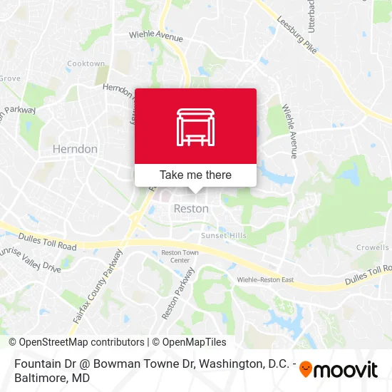 Fountain Dr @ Bowman Towne Dr map