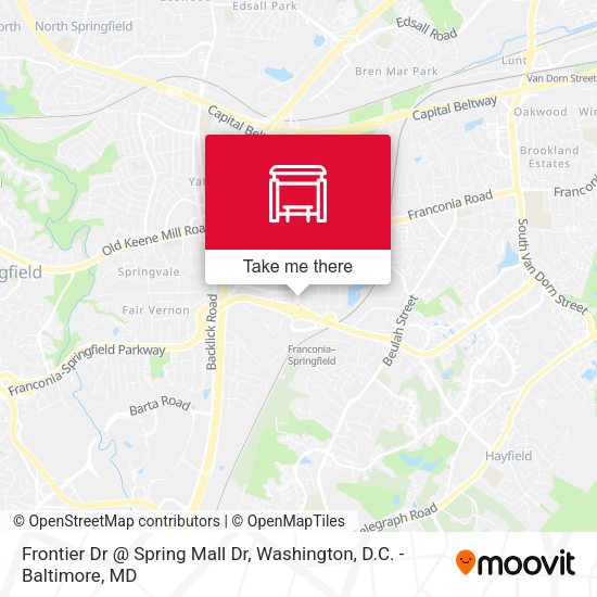 Frontier Dr @ Spring Mall Dr map
