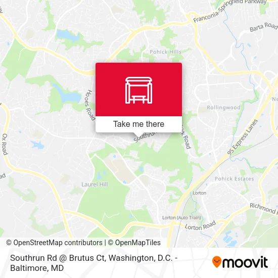 Southrun Rd @ Brutus Ct map