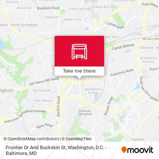 Frontier Dr And Buckskin St map