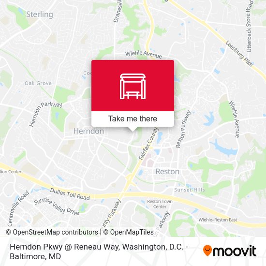 Herndon Pkwy @ Reneau Way map
