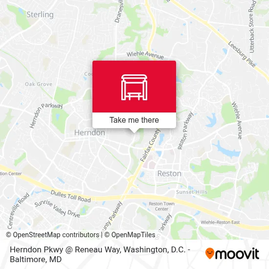 Herndon Pkwy @ Reneau Way map