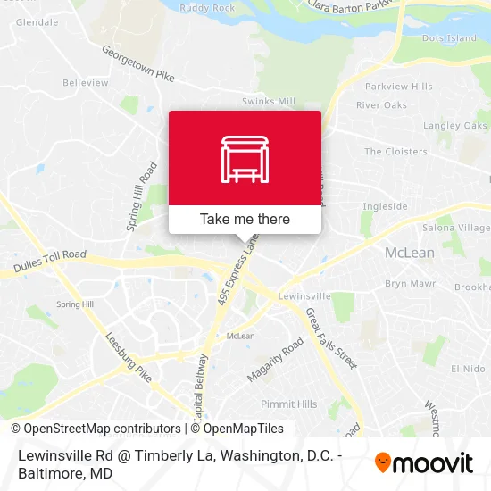 Lewinsville Rd @ Timberly La map