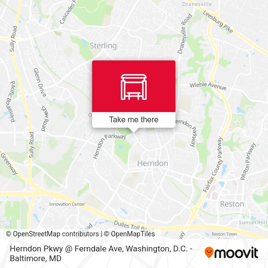 Mapa de Herndon Pkwy @ Ferndale Ave