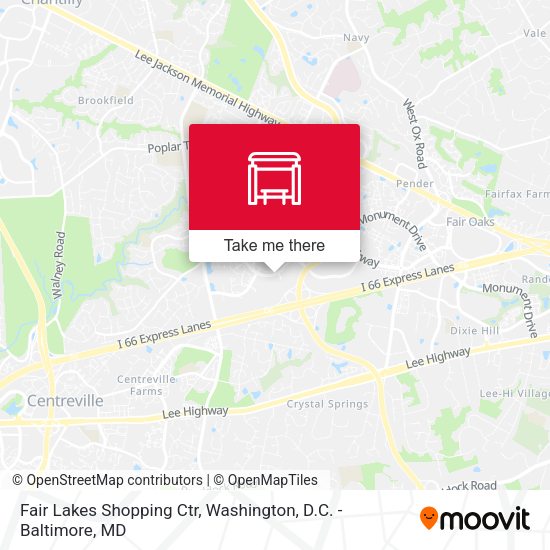 Mapa de Fair Lakes Shopping Ctr