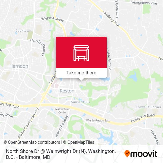 Mapa de North Shore Dr @ Wainwright Dr