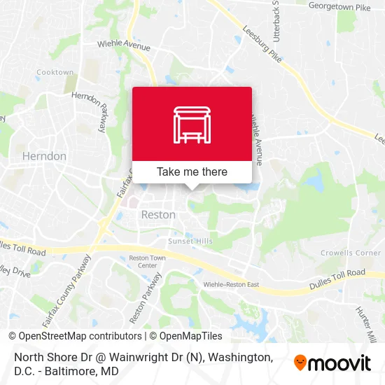 North Shore Dr @ Wainwright Dr map