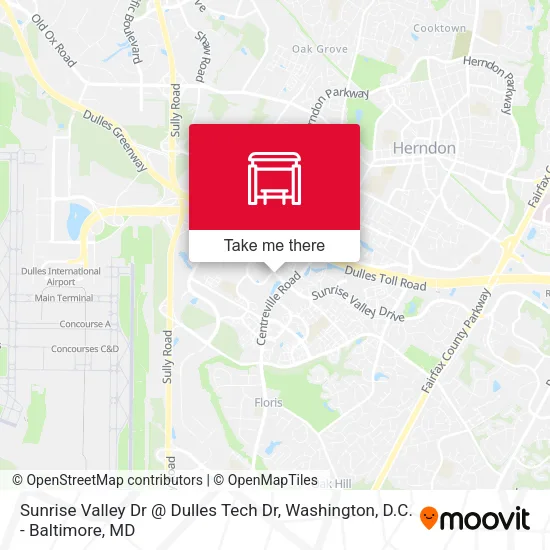 Sunrise Valley Dr @ Dulles Tech Dr map
