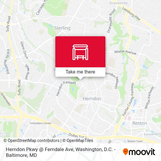 Herndon Pkwy @ Ferndale Ave map