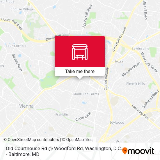 Mapa de Old Courthouse Rd @ Woodford Rd