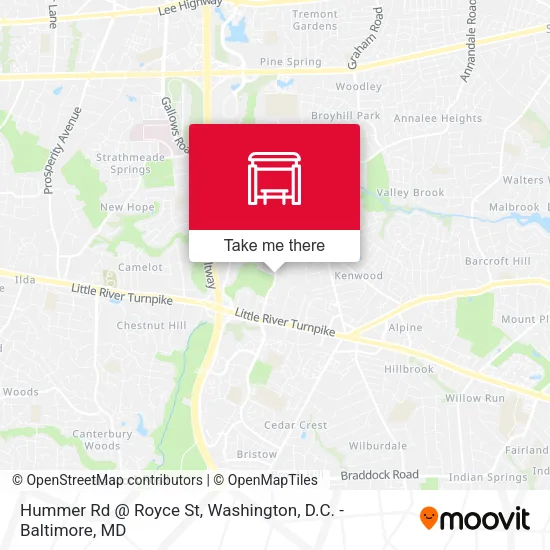 Hummer Rd @ Royce St map