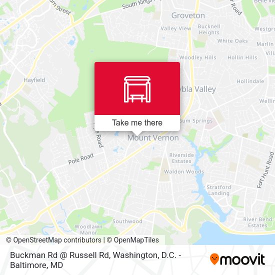 Buckman Rd @ Russell Rd map